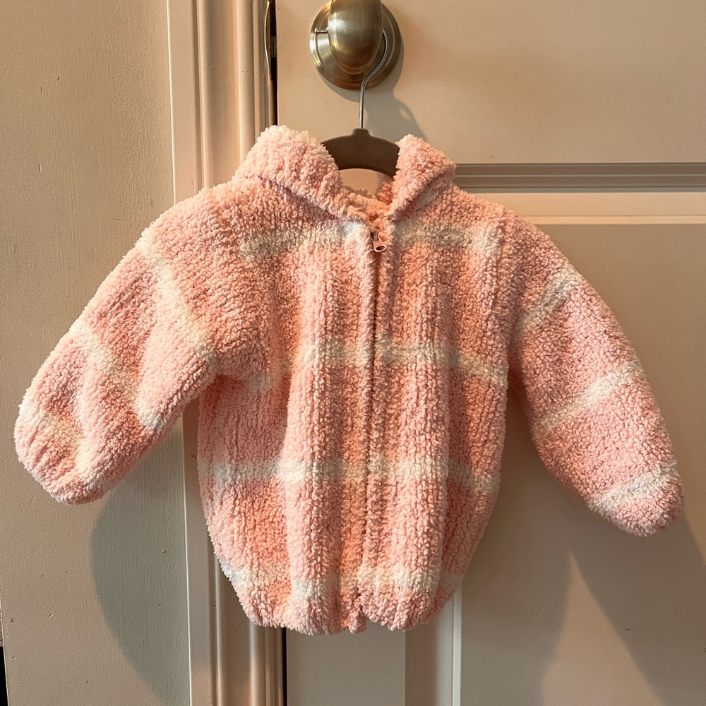 Angel Dear fuzzy cozy zip up